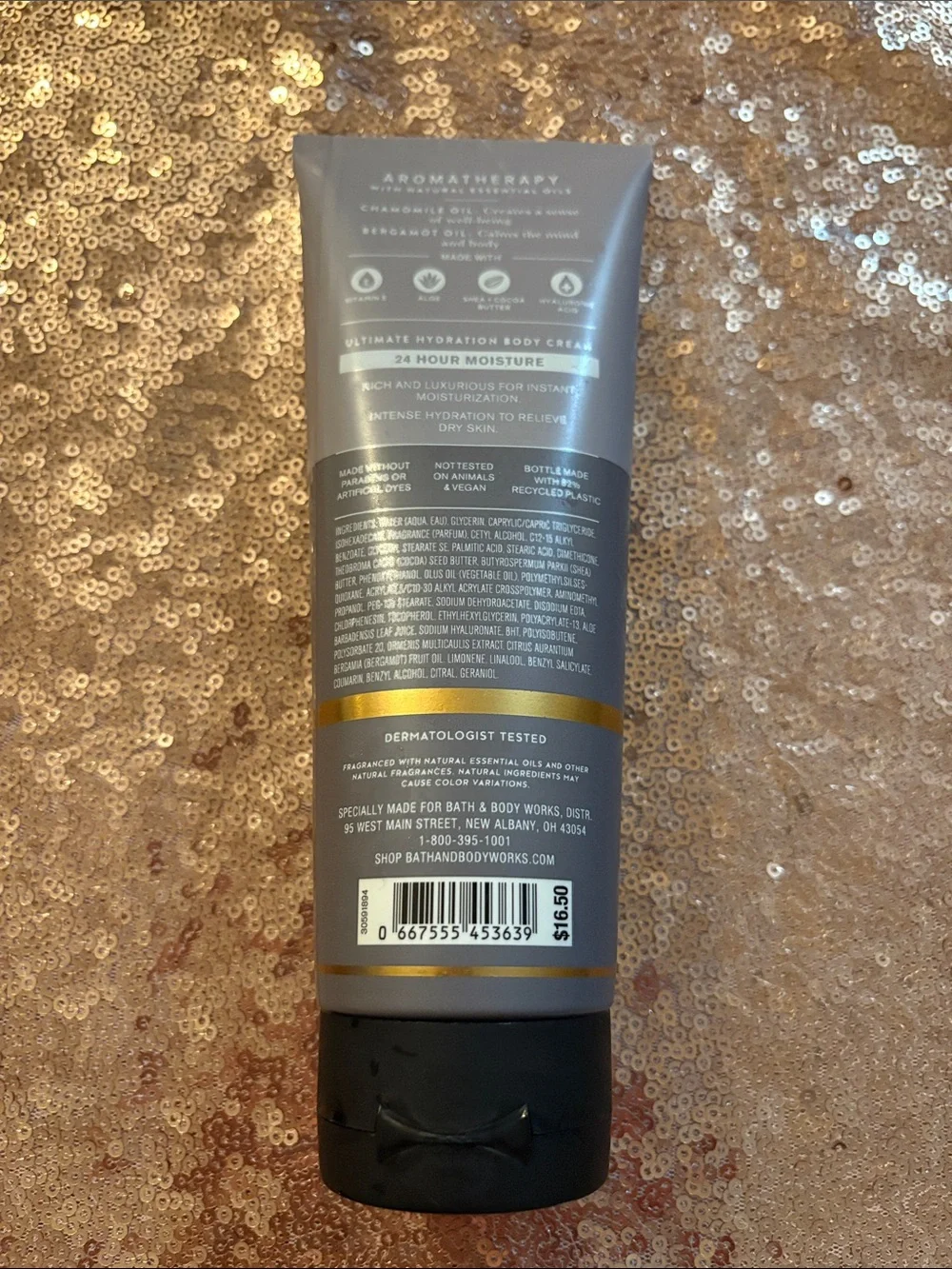 NWT Bath & Body Works Aromatherapyblack chamomile “sleep” body cream full size